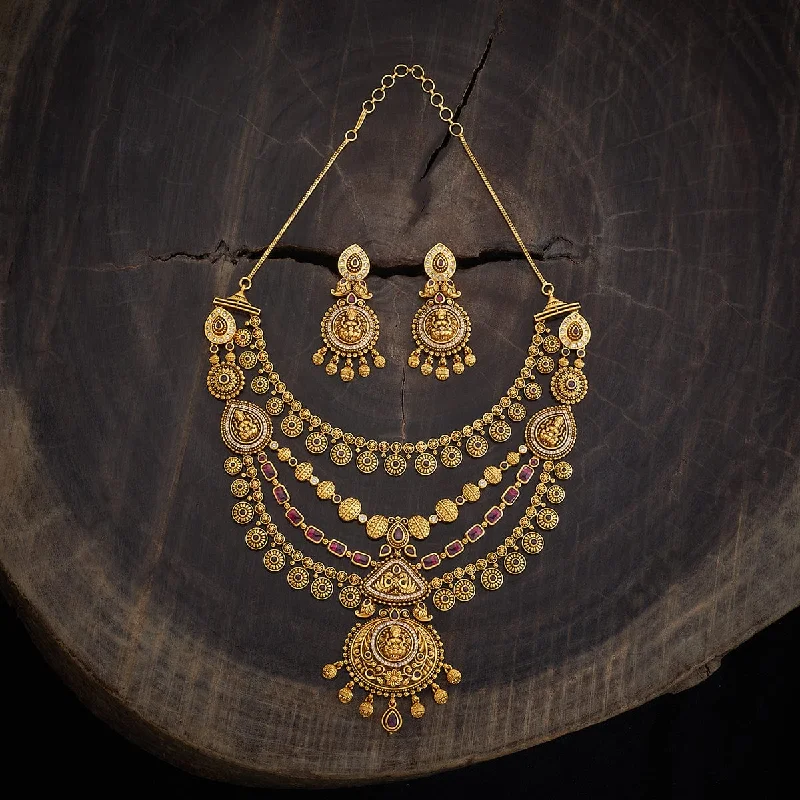 Luxury Gold Necklace-Antique Necklace 170563