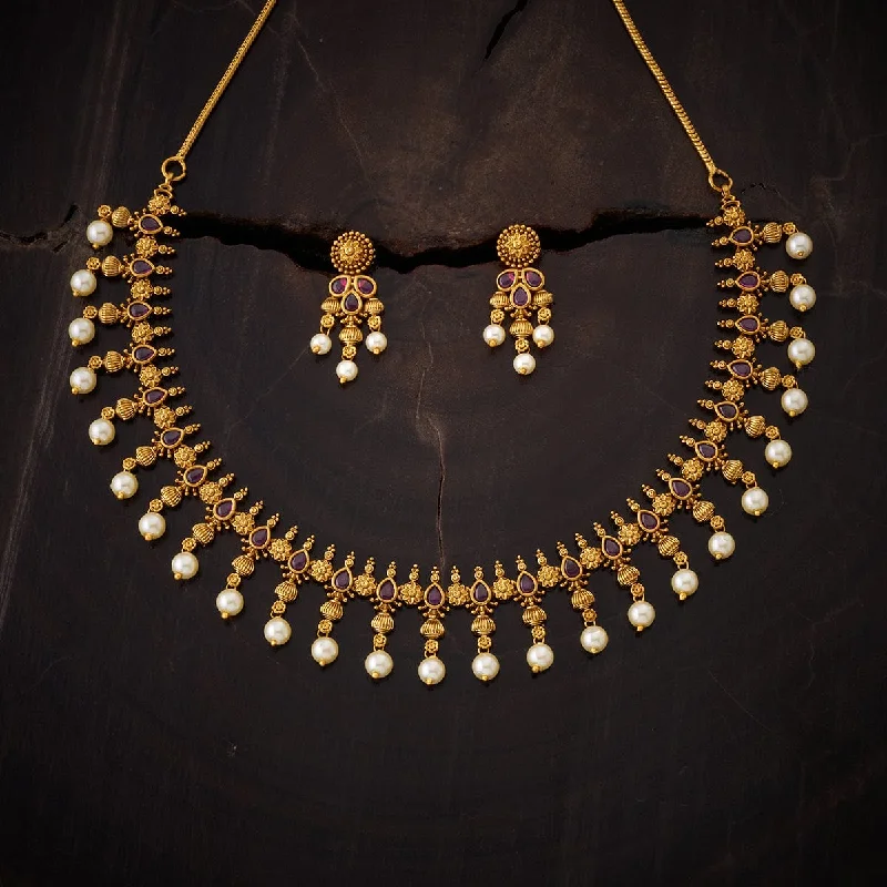 Long Gold Necklace-Antique Necklace 151364